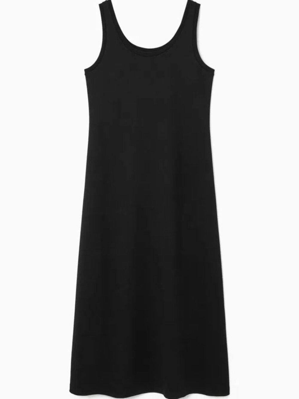 COS Scoop-Neck Jersey Midi Dress